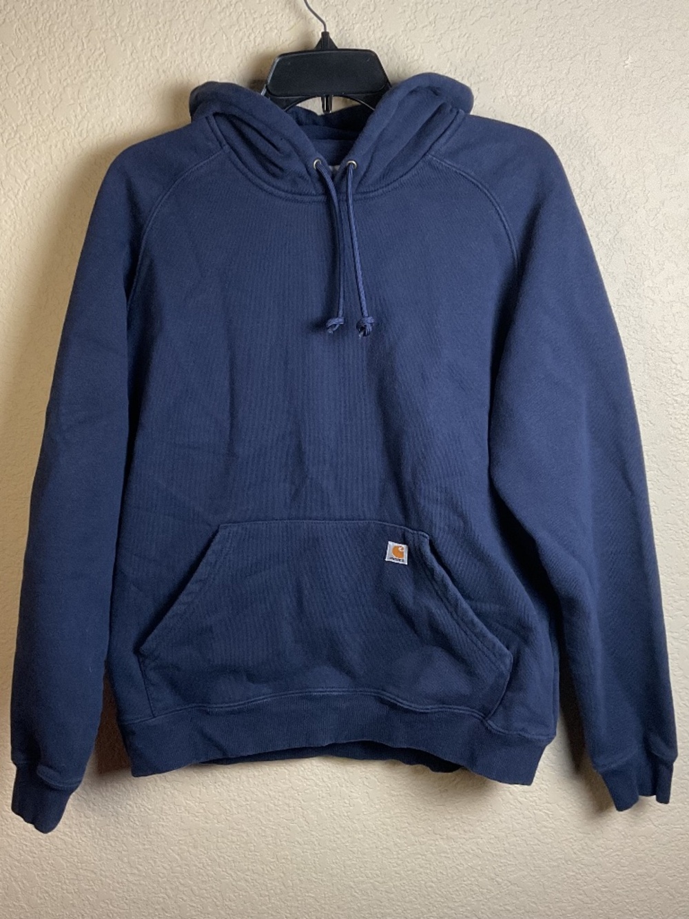 Carhartt‎ Womens Medium Blue Pullover Hoodie Jacket Relaxed Fit Midweight Comfy